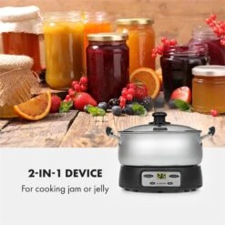 Jam Session Marmeladen- Und Geleekocher 1000W 2 Automatikprogramme -Haushaltsgerätegeschäft 10034109 yy 0003 logo Klarstein Jam Session Marmeladen und Geleekocher