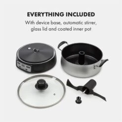 Jam Session Marmeladen- Und Geleekocher 1000W 2 Automatikprogramme -Haushaltsgerätegeschäft 10034109 yy 0008 logo Klarstein Jam Session Marmeladen und Geleekocher