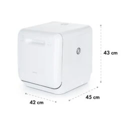 Aquatica Geschirrspüler Freistehend Installationsfrei 2 Gedecke 860W 22 Aquatica Geschirrspüler Freistehend Installationsfrei 2 Gedecke 860W -Haushaltsgerätegeschäft 10034126 yy 0010 logo Klarstein Aquatica Geschirrspueler weiss