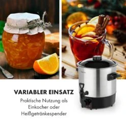 Biggie Eco Einkochautomat & Getränkespender 1000W 30-100°C Zapfhahn 9l -Haushaltsgerätegeschäft 10034147 de 0005 logo