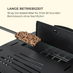 Energiewende Pelletofen 5/10 KW 5 Stufen Timer 18kg 250m³ Fernbedienung Schwarz -Haushaltsgerätegeschäft 10034153 de 0006 logo