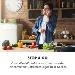 Delicatessa 3 Flex Induktionskochfeld 3 Zonen 6600W Flexzone Schwarz -Haushaltsgerätegeschäft 10034194 de 0008 logo