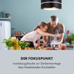 Tron Ambience Inselabzugshaube Ø38cm Umluft 540m³/h LED Schwarz -Haushaltsgerätegeschäft 10034213 de 0002 logo