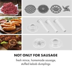 Kraftprotz Elektrischer Fleischwolf 700 W Kupfermotor Edelstahl -Haushaltsgerätegeschäft 10034215 yy 0003 logo Klarstein Kraftprotz elektrischer Fleischwolf weiss