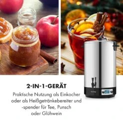 KonfiStar 50 Digital Einkocher Getränkespender 2500W 50L 100°C 180min 18 KonfiStar 50 Digital Einkocher Getränkespender 2500W 50L 100°C 180min -Haushaltsgerätegeschäft 10034240 de 0007 logo