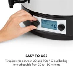 KonfiStar 60 Digital Einkocher Getränkespender 2500W 60L 100°C 180min -Haushaltsgerätegeschäft 10034241 yy 0004 logo Digital Food Preserver 60L