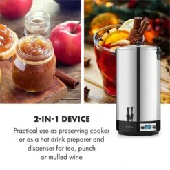 KonfiStar 60 Digital Einkocher Getränkespender 2500W 60L 100°C 180min -Haushaltsgerätegeschäft 10034241 yy 0007 logo Digital Food Preserver 60L