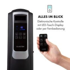 Thermaxx Noir Ölradiator 2500W 10-30° C 24h-Timer Fernbedienung -Haushaltsgerätegeschäft 10034253 de 0003 logo