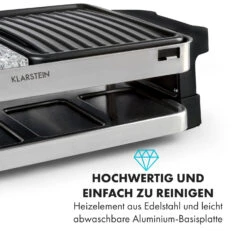 Sirloin Raclette 1500W Aluminium / Stein 8 Personen Kontroll-LED -Haushaltsgerätegeschäft 10034275 de 0003 logo