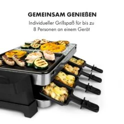 Sirloin Raclette 1500W Aluminium / Stein 8 Personen Kontroll-LED -Haushaltsgerätegeschäft 10034275 de 0005 logo