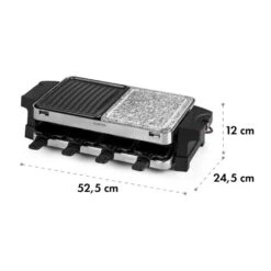 Sirloin Raclette 1500W Aluminium / Stein 8 Personen Kontroll-LED -Haushaltsgerätegeschäft 10034275 yy 0008 logo Klarstein Sirloin Raclette 1500W