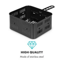 AeroVital Cube Chef Heißluftfritteuse Frittierkorb Zubehör Edelstahl -Haushaltsgerätegeschäft 10034407 yy 0004 logo Klarstein AeroVital Cube Chef Frittierkorb