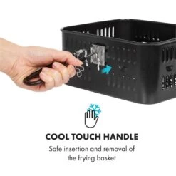 AeroVital Cube Chef Heißluftfritteuse Frittierkorb Zubehör Edelstahl -Haushaltsgerätegeschäft 10034407 yy 0005 logo Klarstein AeroVital Cube Chef Frittierkorb