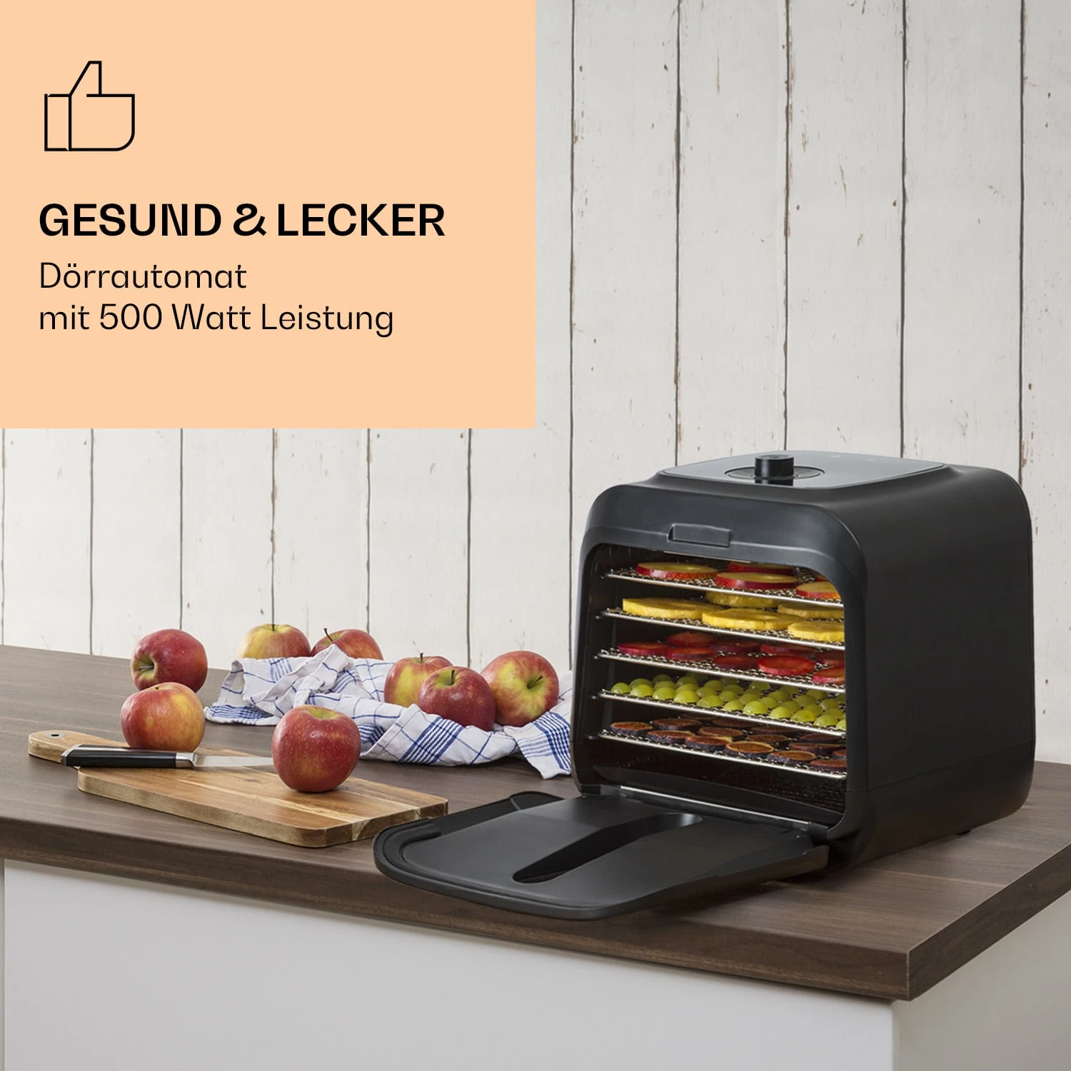 Florida Jerky Dörrautomat Infrarot 500W 4 Programme 35 Bis 75 °C 4 Florida Jerky Dörrautomat Infrarot 500W 4 Programme 35 Bis 75 °C – Bild 2