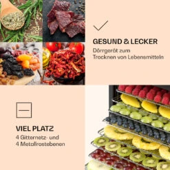 Mega Jerky Dörrautomat 650W 35-80°C LC-Touch-Display Timer 8 Ebenen -Haushaltsgerätegeschäft 10034439 de 0004 logo