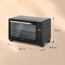 Mega Jerky Dörrautomat 650W 35-80°C LC-Touch-Display Timer 8 Ebenen -Haushaltsgerätegeschäft 10034439 yy 0006 logo