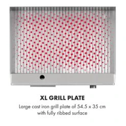 Grillmeile 3000R Elektrogrill 3000W Platte 54,5x35cm Geriffelt 14 Grillmeile 3000R Elektrogrill 3000W Platte 54,5x35cm Geriffelt -Haushaltsgerätegeschäft 10034449 yy 0004 logo Klarstein Grillmeile 3000R Pro Grill geriffelt