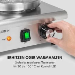 Wurstfabrik Pro 550 Hot Dog Maker 550W 2 Spieße 5L 30-100°C Edelstahl -Haushaltsgerätegeschäft 10034453 de 0003 logo