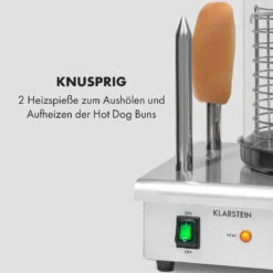 Wurstfabrik Pro 550 Hot Dog Maker 550W 2 Spieße 5L 30-100°C Edelstahl -Haushaltsgerätegeschäft 10034453 de 0005 logo