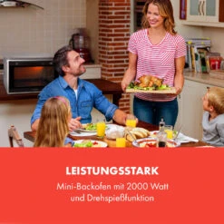 Masterchef 45 Mini-Backofen 45l 2000W 100-230 °C Timer Silber -Haushaltsgerätegeschäft 10034497 de 0002 logo