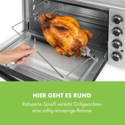 Masterchef 45 Mini-Backofen 45l 2000W 100-230 °C Timer Silber -Haushaltsgerätegeschäft 10034497 de 0006 logo