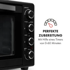 Masterchef 60 Mini-Backofen 60l 2000W 100-230 °C Timer Schwarz -Haushaltsgerätegeschäft 10034498 de 0005 logo
