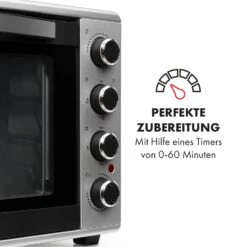 Masterchef 60 Mini-Backofen 60l 2000W 100-230 °C Timer Silber -Haushaltsgerätegeschäft 10034499 de 0005 logo