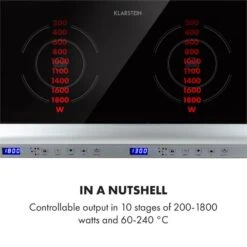 Cucinata Induktionskochfeld 3100W 10 Leistungsstufen 200-1300W -Haushaltsgerätegeschäft 10034503 yy 0004 logo Klarstein Cucinata Induktionskochfeld 3100 W