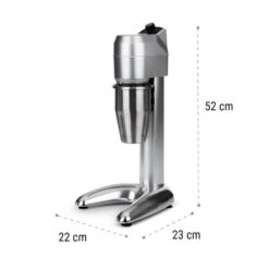 Kraftprotz Milchshake-Mixer Proteinshake 300W Stufenlos Edelstahl -Haushaltsgerätegeschäft 10034518 yy 0009 logo Klarstein Pro Kraftprotz Milchshake Mixer silber