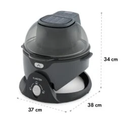 VitAir Pommesmaster Heißluftfritteuse 360° 1400W 50-240°C Timer -Haushaltsgerätegeschäft 10034529 yy 0011 logo Klarstein VitAir Swing Heissluftfritteuse schwarz