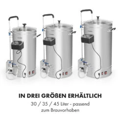 Brauheld Pro Maischekessel 2500W 30L 30-100°C Umwälzpumpe Edelstahl 16 Brauheld Pro Maischekessel 2500W 30L 30-100°C Umwälzpumpe Edelstahl -Haushaltsgerätegeschäft 10034586 de 0007 logo