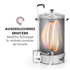 Brauheld Pro Maischekessel 3300W 45L 30-100°C Umwälzpumpe Edelstahl -Haushaltsgerätegeschäft 10034588 de 0004 logo