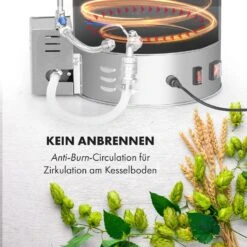 Brauheld Pro Maischekessel 3300W 45L 30-100°C Umwälzpumpe Edelstahl -Haushaltsgerätegeschäft 10034588 de 0005 logo