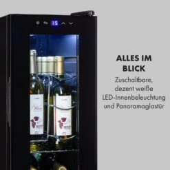 Shiraz 12 Slim Uno Weinkühlschrank 32l/12Fl.Touch 85 W 5-18 °C LED -Haushaltsgerätegeschäft 10034625 de 0007 logo