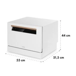 Lagoona Geschirrspülmaschine 1380W 6,5L 6 Gedecke Touch -Haushaltsgerätegeschäft 10034631 yy 0011 logo Klarstein Lagoona Geschirrspuelmaschine weiss