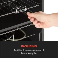 Flintstone Räucherofen 1600W Thermometer Edelstahl Elektrisch 18 Flintstone Räucherofen 1600W Thermometer Edelstahl Elektrisch -Haushaltsgerätegeschäft 10034702 yy 0007 logo Klarstein NES C16