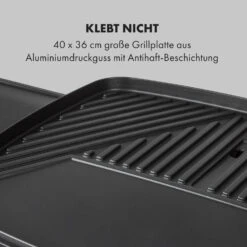 Gatsby Elektrogrill 2000W Antihaft-Grillfläche Seitentische -Haushaltsgerätegeschäft 10034707 de 0004 logo