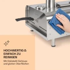 Diavolo Pizza-Pelletofen Inkl. Pizzastein Thermometer Edelstahl -Haushaltsgerätegeschäft 10034709 de 0005 logo