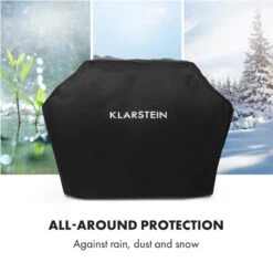 Tomahawk Wetterschutzhaube 600D Canvas 30/70% PE/PVC Schwarz 13 Tomahawk Wetterschutzhaube 600D Canvas 30/70% PE/PVC Schwarz -Haushaltsgerätegeschäft 10034713 yy 0005 logo Klarstein Tomahawk Wetterschutzhaube 140cm