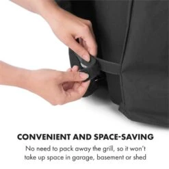 Tomahawk Wetterschutzhaube 600D Canvas 30/70% PE/PVC Schwarz 14 Tomahawk Wetterschutzhaube 600D Canvas 30/70% PE/PVC Schwarz -Haushaltsgerätegeschäft 10034713 yy 0006 logo Klarstein Tomahawk Wetterschutzhaube 140cm