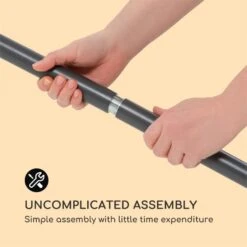 Flex-Shade L Sonnenschirm 130 X 180 Cm Polyester UV 50 Taupe -Haushaltsgerätegeschäft 10034727 yy 0008 logo Blumfeldt Flex Shade L Sonnenschirm 130x180 taupe