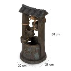 Speyer Kaskadenbrunnen Gartenbrunnen 4 Stufen Akku 2,8W Solar LED -Haushaltsgerätegeschäft 10034731 yy 0008 logo Blumfeldt Speyer Kaskadenbrunnen