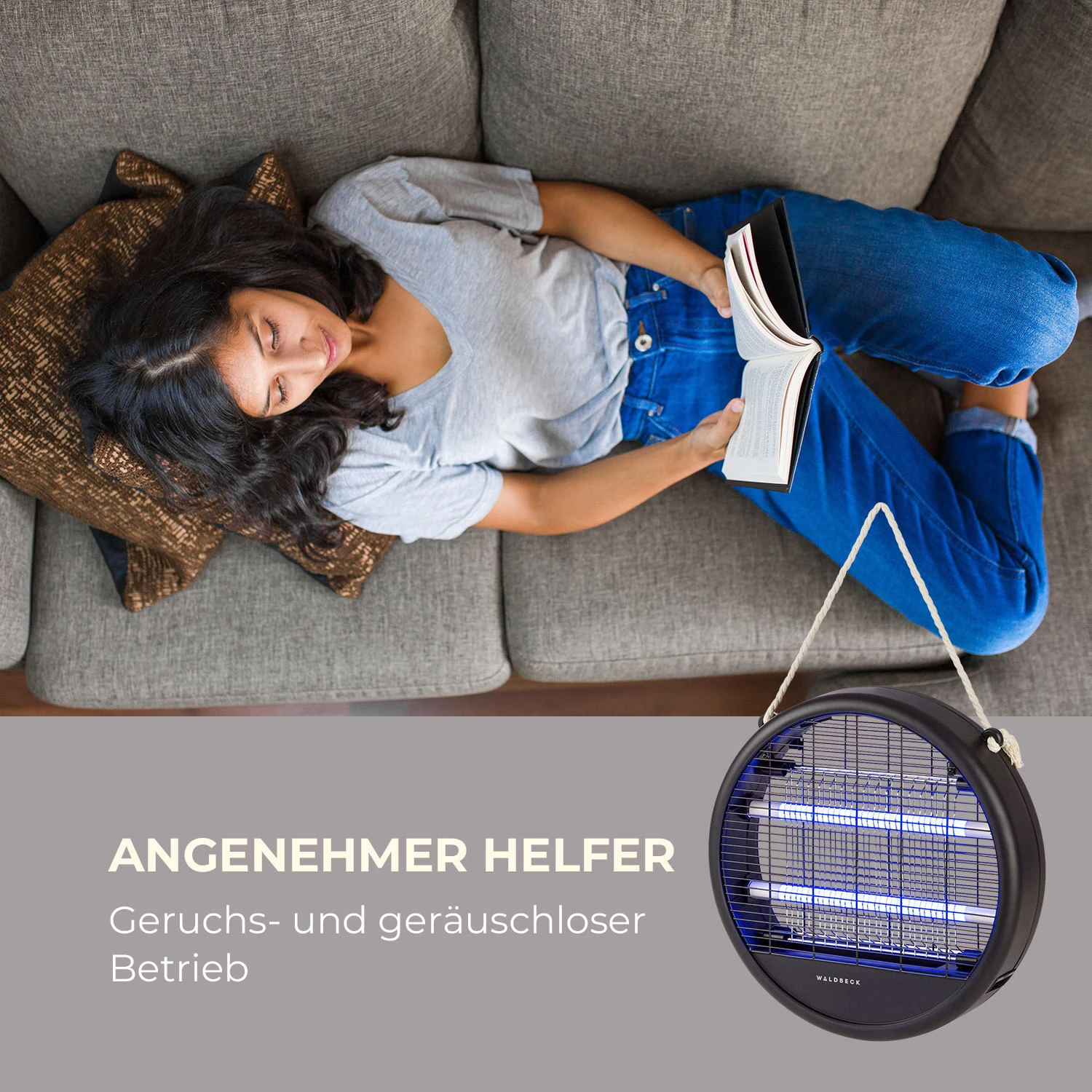 Skyfall RD Insektenvernichter 3,5W 150m² LEDs Auffangschale Kordel 4 Skyfall RD Insektenvernichter 3,5W 150m² LEDs Auffangschale Kordel – Bild 2