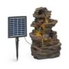 Messina Kaskadenbrunnen Solarbrunnen Gartenbrunnen Akku Solarpanel LED 1 Messina Kaskadenbrunnen Solarbrunnen Gartenbrunnen Akku Solarpanel LED -Haushaltsgerätegeschäft 10034734 yy 0001 titel Blumfeldt Messina Kaskadenbrunnen