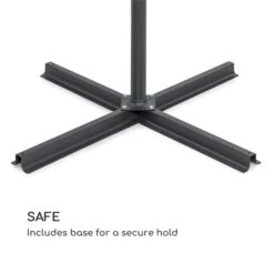 Twin Peaks Sonnenschirm Sonnenschutz 456 X 245 X 268 Cm Polyester -Haushaltsgerätegeschäft 10034740 yy 0004 logo Blumfeldt Twin Peaks Sonnenschirm creme