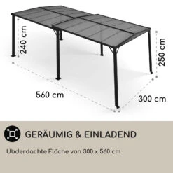 Pantheon Solid Sky Expand Pavillon 3x2,5x3 M Aluminium Polycarbonat 12 Pantheon Solid Sky Expand Pavillon 3x2,5x3 M Aluminium Polycarbonat -Haushaltsgerätegeschäft 10034750 de 0004 usp