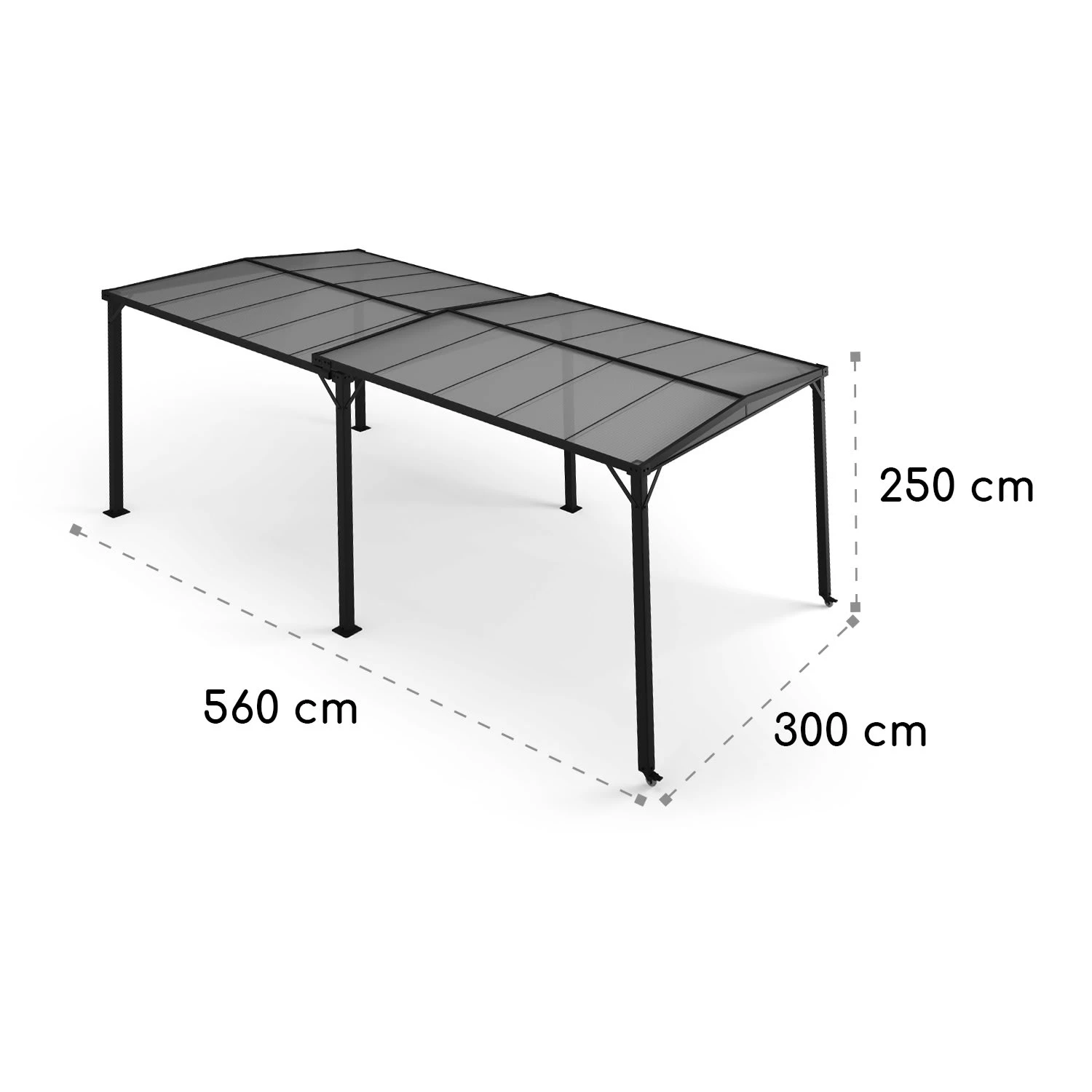 Pantheon Solid Sky Expand Pavillon 3x2,5x3 M Aluminium Polycarbonat 9 Pantheon Solid Sky Expand Pavillon 3x2,5x3 M Aluminium Polycarbonat – Bild 7