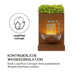 Windflower Gartenbrunnen Pflanzschale 11 W Indoor & Outdoor Verzinkt -Haushaltsgerätegeschäft 10034778 de 0005 logo