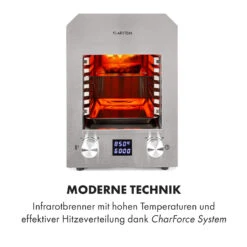 Hannibal Hochtemperaturgrill Indoor 2.200W 850°C Edelstahl Silber 13 Hannibal Hochtemperaturgrill Indoor 2.200W 850°C Edelstahl Silber -Haushaltsgerätegeschäft 10034803 de 0003 logo