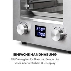 Hannibal Hochtemperaturgrill Indoor 2.200W 850°C Edelstahl Silber 15 Hannibal Hochtemperaturgrill Indoor 2.200W 850°C Edelstahl Silber -Haushaltsgerätegeschäft 10034803 de 0005 logo